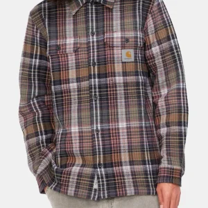 Carhartt WIP L/S Valmon Shirt (Hamilton Brown)