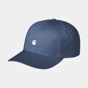Carhartt Wip Madison Logo Cap (Blue Iris / White)