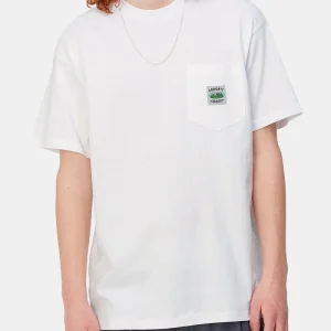 Carhartt T-shirt de poche à manches courtes WIP (blanc)