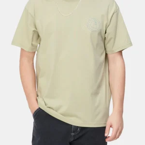 Carhartt WIP T-shirt brodé à manches courtes Duel (vert agave)
