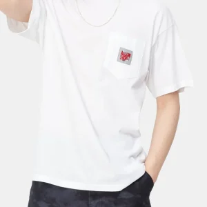 Carhartt WIP T-Shirt à manches courtes en tissu extensible biologique (blanc)