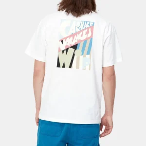 Carhartt WIP T-Shirt à manches courtes avec poche Tamas (blanc)