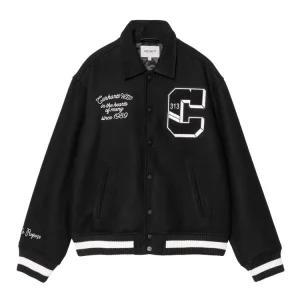 Carhartt Wip Wolrd Class Varsity Jacket - Black