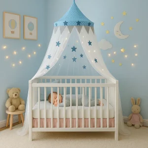 Ciel de lit bébé | élégant et apaisant