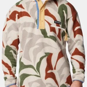 Columbia Helvetia Half Snap Fleece (Flint Grey Floristic Print / Auburn / Cant)