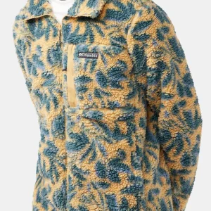 Columbia Winter Pass Print Fleece Full Zip (Light Camel Areca Print)