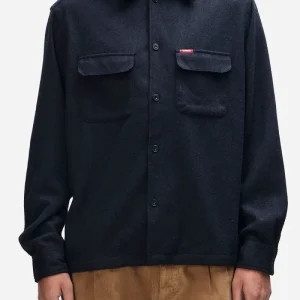 Chemise en laine Deus Clayton (Noir)