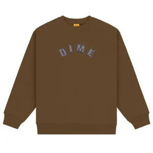 Dime Chopper Crewneck Sweatshirt - Dark Brown