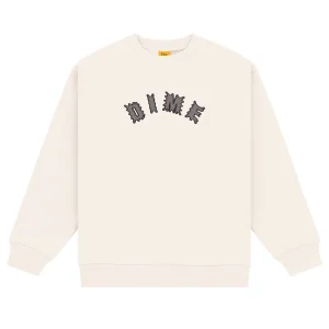 Dime Chopper Crewneck Sweatshirt - Natural
