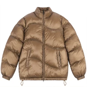 Dime Classic Riptsop Puffer Jacket - Gold