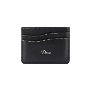 Dime Crusive Cardholder - Black Leather