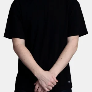 T-shirt basique surdimensionné Edwin (noir)