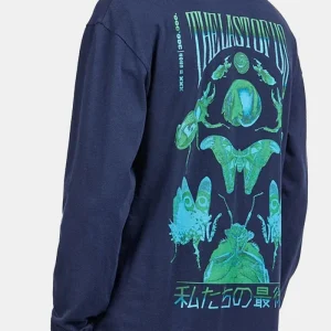 Edwin The Last of Us II T-shirt à manches longues (bleu maritime)