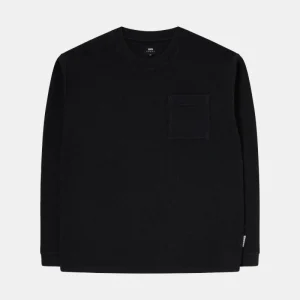Edwin Waffle Dizzy II T-shirt à manches longues (noir)
