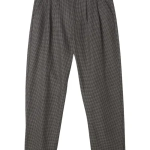 OBEY FUBAR HOUNDSTOOTH PLEATED PANT December Sky Houndstooth