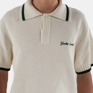 Goodies T-shirt de polo à contraste sportif (ECRU)