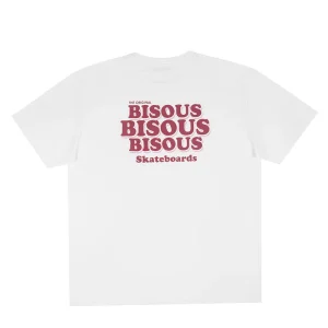 BISOUS SKATEBOARDS T-SHIRT GREASE White