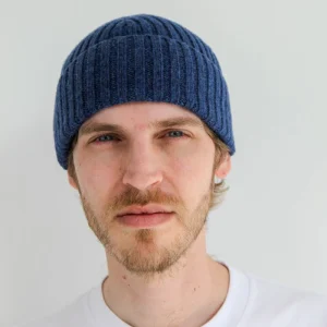 Bonnet de pêcheur en laine d'agneau super-douce Half Dozen (Rhapsody Blue)