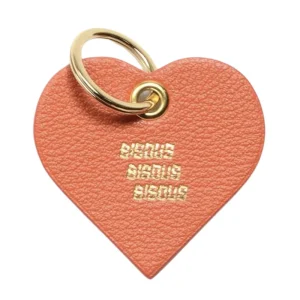 BISOUS SKATEBOARDS KEYCHAIN COEUR Orange