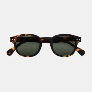 Lunettes de Soleil IZIPIZI #C (Ecaille Verte)