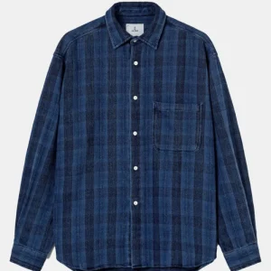 LA PAZ Carvalho Shirt (chèques Indigo)