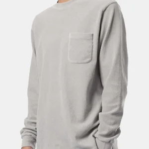 La Paz Duarte L/S T-Shirt (Mesc gris côtelé)