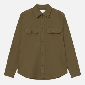 luciano structured overshirt