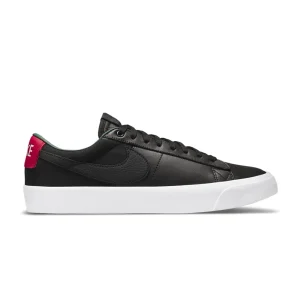 Nike Sb Zoom Blazer Low Pro Gt Premium Chaussures - Black/Black-Varsity Red-Fir