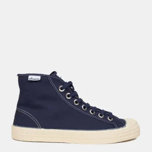 Novesta Star Dribble Contrast Stitching (Navy/Beige/Ecru)