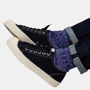 Novesta Star Master Contrast Stitching (Noir/Beige/Ecru)