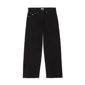 Obey Bigwig Baggy Denim Pant Pantalon - Washed Black