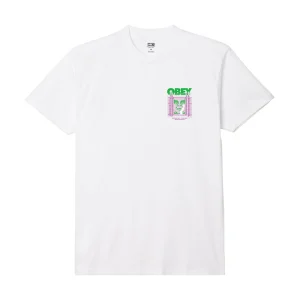 Obey Chain Link Fence Icon T-Shirt White
