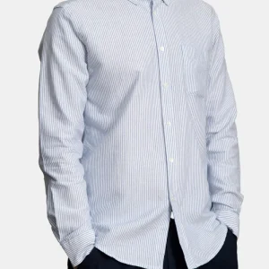 Chemise à rayures en flanelle portugaise Belavista (Vert)