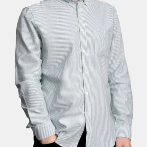 Chemise à rayures en flanelle portugaise Belavista (Vert)