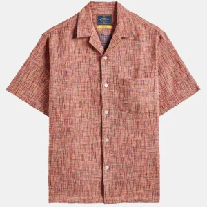 Chemise de boucle en flanelle portugaise (imprimé de raisin)