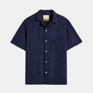 Chemise crupao en flanelle portugaise (marine)
