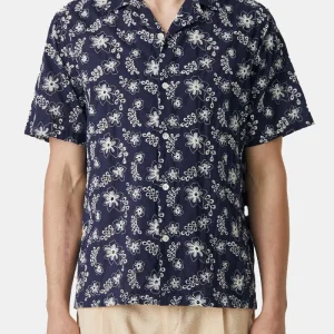 Folclore de flanelle portugais 4 chemise (marine)