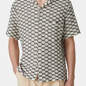 Chemise de filet de flanelle portugaise (noir)