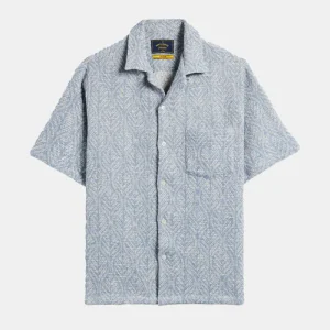 Chemise de Pascal en flanelle portugaise (bleu)