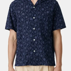 Chemise de Flanelle portugaise (bleu / marine)