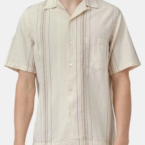 Chemise en tapisserie de flanelle portugaise (écru)