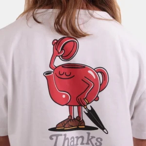 Merci Terry Teapot T-Shirt (Blanc)