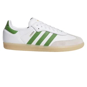 ADIDAS SKATEBOARDING SAMBA ADV White / Green / Grey / Gum