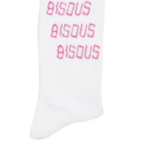 BISOUS SKATEBOARDS SOCKS BISOUS X3 White / Pink
